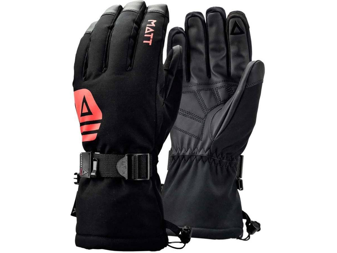 Luvas para Homem MATT Derek Tootex Preto para Esqui (L)