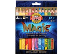 Caixa 13 Lápis Triangulares Magic KOH-I-NOOR 3408