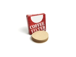 100pcs Papel Filtro de Café Redondo 64mm para Cafeteira Drip S/MARCA