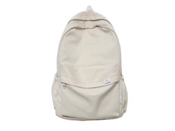 Mochila Feminina Impermeável de Nylon para Viagem e Escola com Bolsos Internos e Cremalheira | S/MARCA