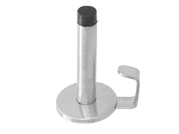 Gancho De Parede Para Porta De Aço Inoxidável Laxiscreed, Resistente E Durável Para Divisórias De Banheiro