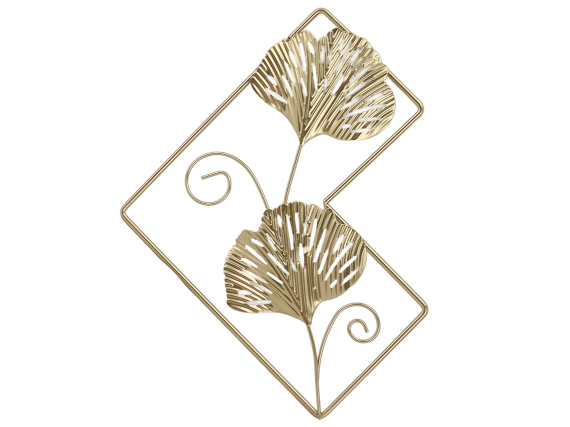 Decoração de parede com folha de ouro em ferro para quartos e salas LAXISCREED