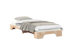 Estrutura da Cama Castanho 80 X 210 Cm MAISON EXCLUSIVE