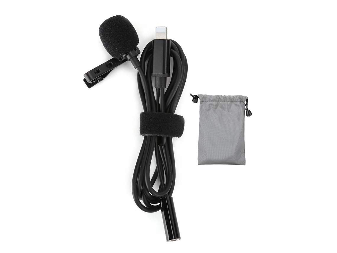 Microfone Lavalier LAXISCREED Omnidirecional Baixo Ruído