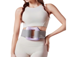 Mini Massageador Elétrico Recarregável Roxo Para Fáscia — Possui Função De Vibração Na Cintura Queimar Gordura E Relaxar Os Músculos Dos Ombros,