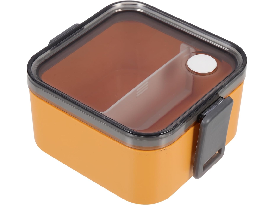 Recipiente Bento Quadrado De Plástico Abaodam, Capacidade Moderada, Design Simples E Prático, Próprio Para Micro Ondas