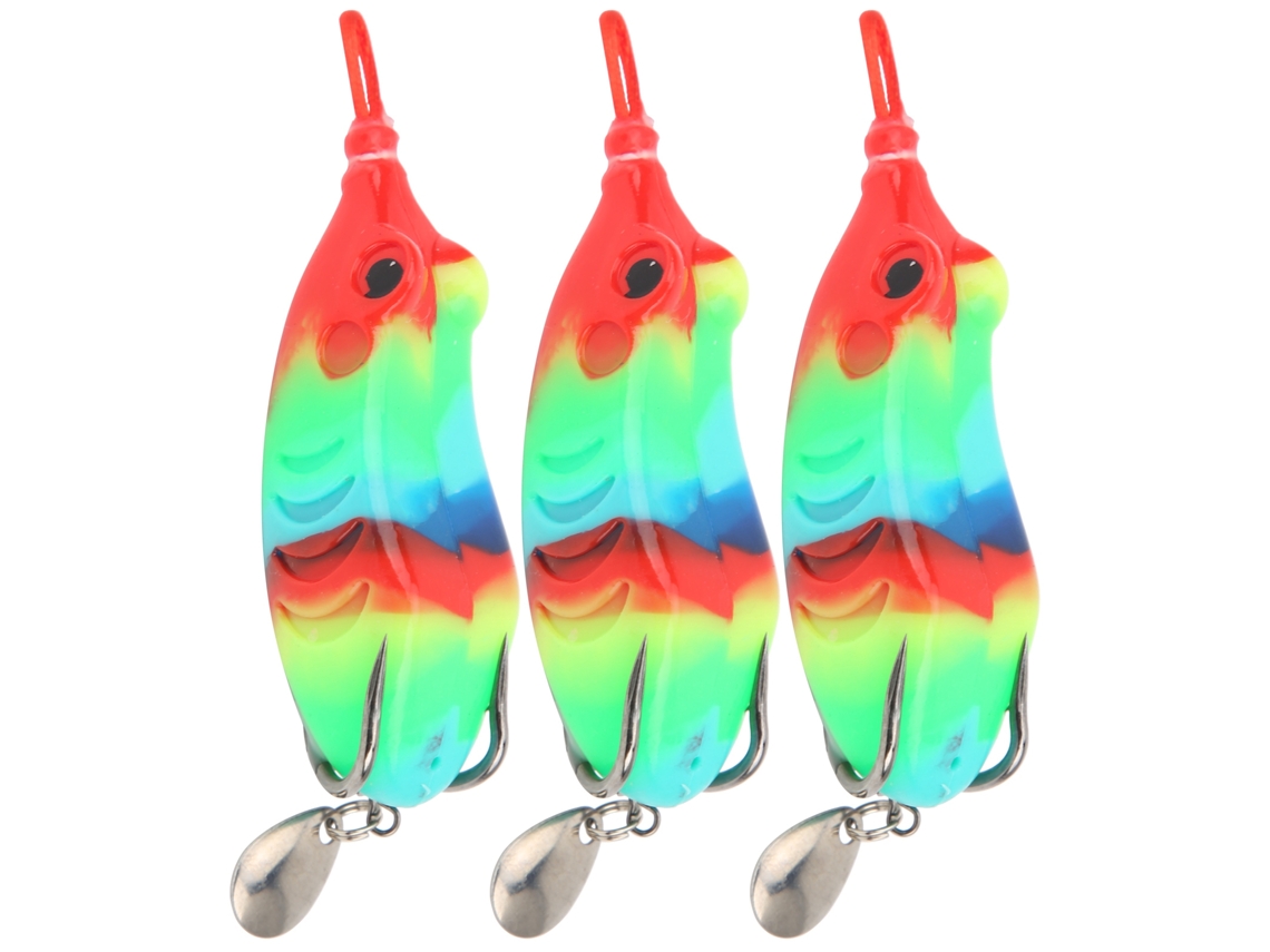 Fishing Soft Bait With Modified Spoon To Lure Fish