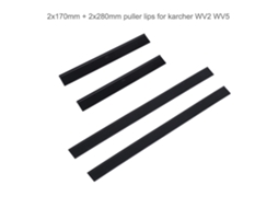 2 peças raspador de janela limpeza puxando lábios tira raspador para karcher wv1 250mm wv2 wv5 limpador de vidro limpador de janela 170/280mm