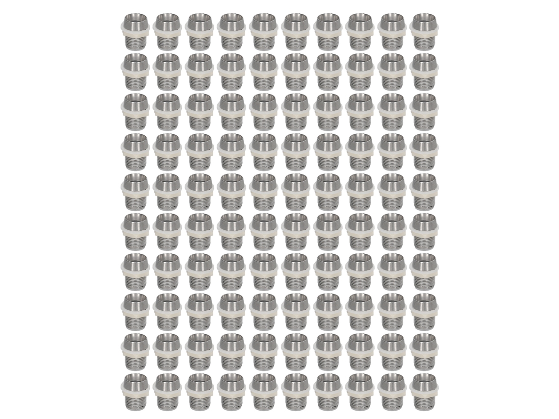Conjunto De 100 Clips De Montagem Em Plástico Laxiscreed De 10mm Para Painéis Led, Fácil De Instalar
