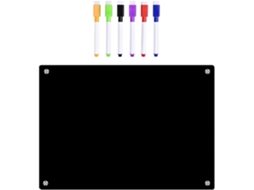 Quadro Magnético De Notas Em Acrílico Noir, Effaçable À Sec