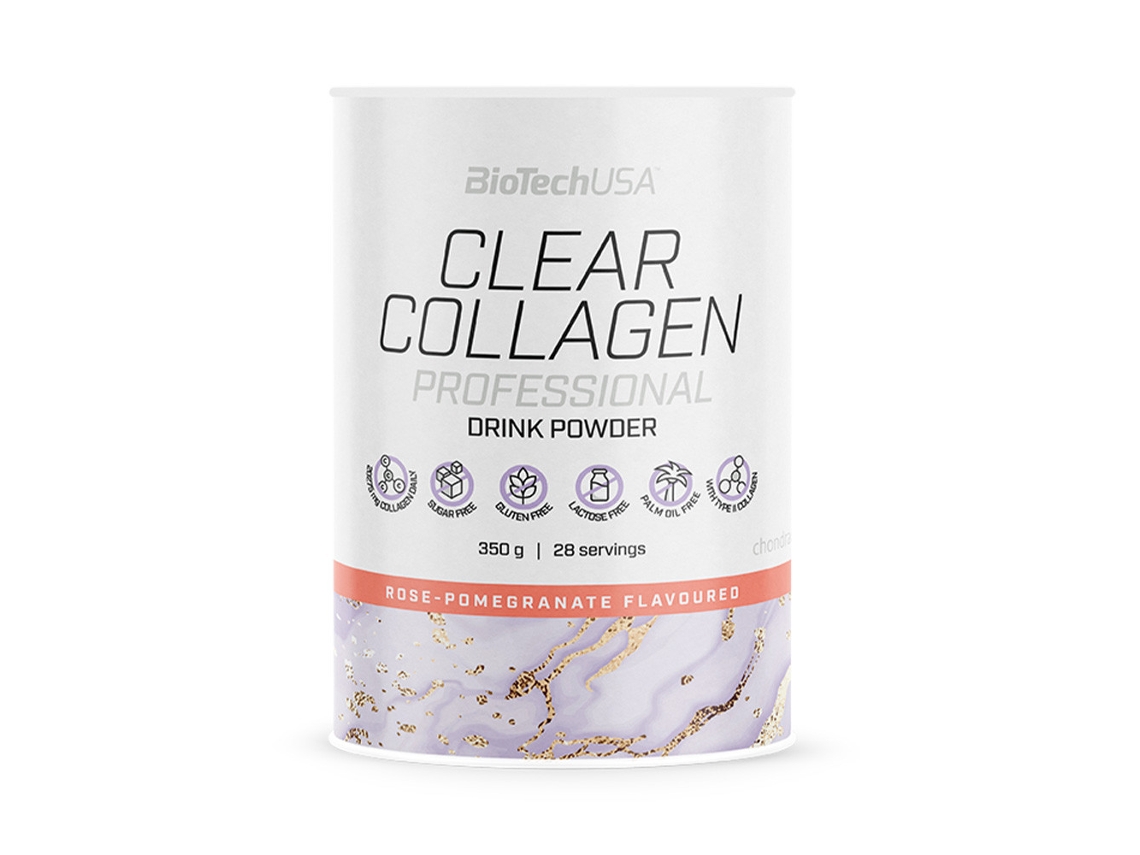 Colágeno Transparente Profissional Romã-Rosa 350 gr BIOTECHUSA