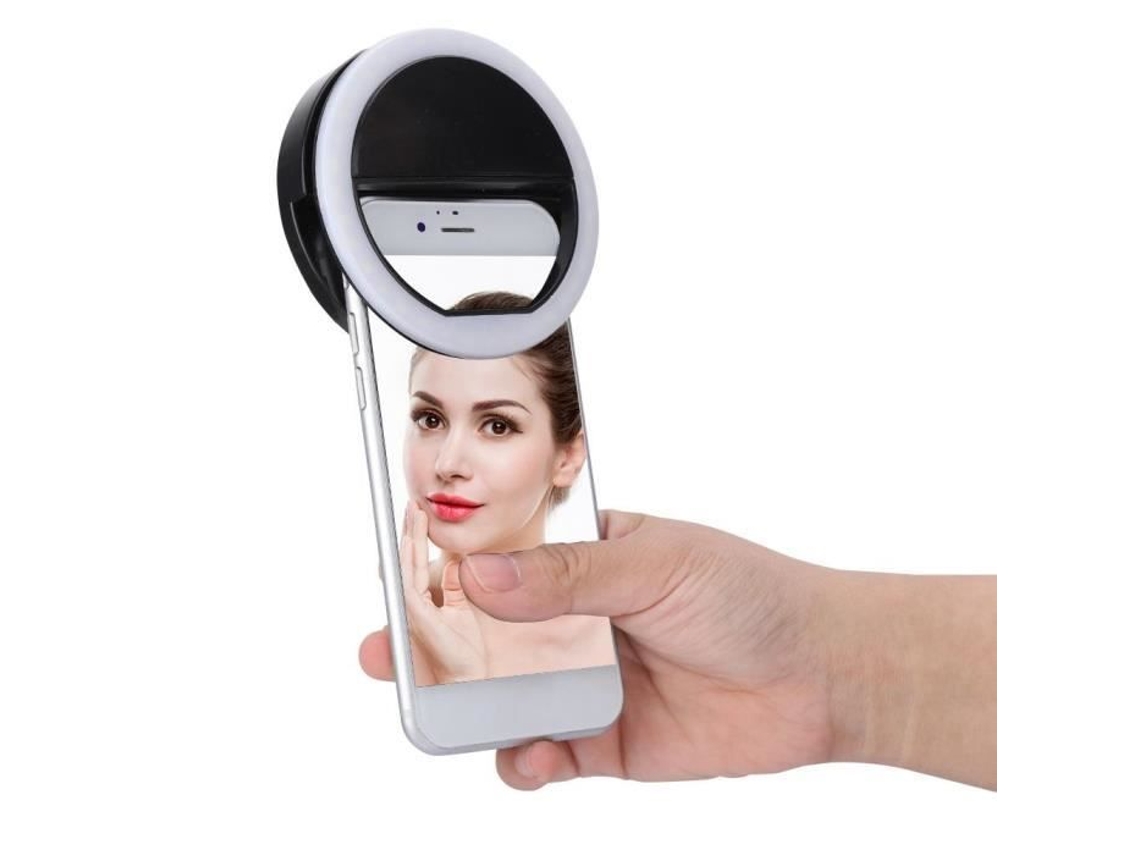 Hurrise Selfie Luz Do Telefone Selfie Led Anel Flash Luz Portátil Lâmpada Do Telefone Selfie Clipe Luz Para