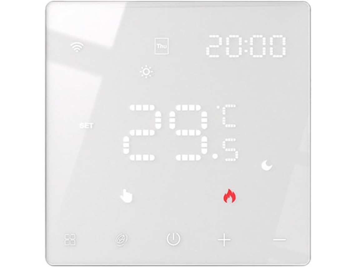 Termostato Inteligente Zigbee Para Aquecimento De Piso Radiante Tuya, Programação Semanal Com 6 Fases