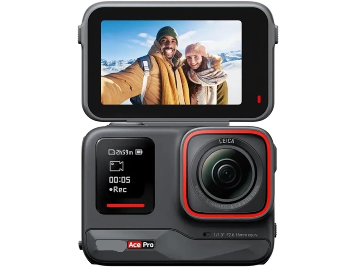 para Vlogs com Microfone Externo, Controle Remoto Ace Pro Câmera de Ação SFUSHOS