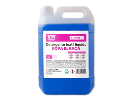 HOSTELPAK 5L Detergente Líquido Roupa Branca