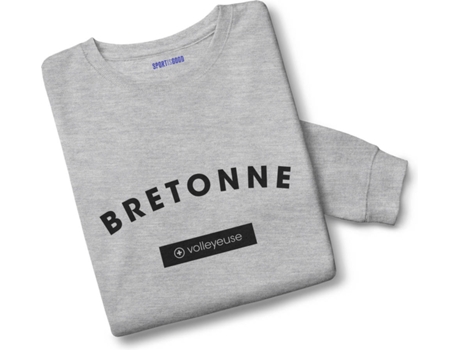 Camisola para Mulher SPORT IS GOOD Bretonne Cinzento para Voleibol (XS)