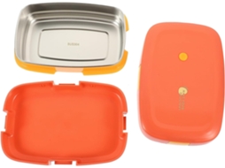 Lancheira Bento Childweet, Capacidade De 1 Litro, Aço Inoxidável E Silicone, Leve E Fácil De Guardar Para Servir