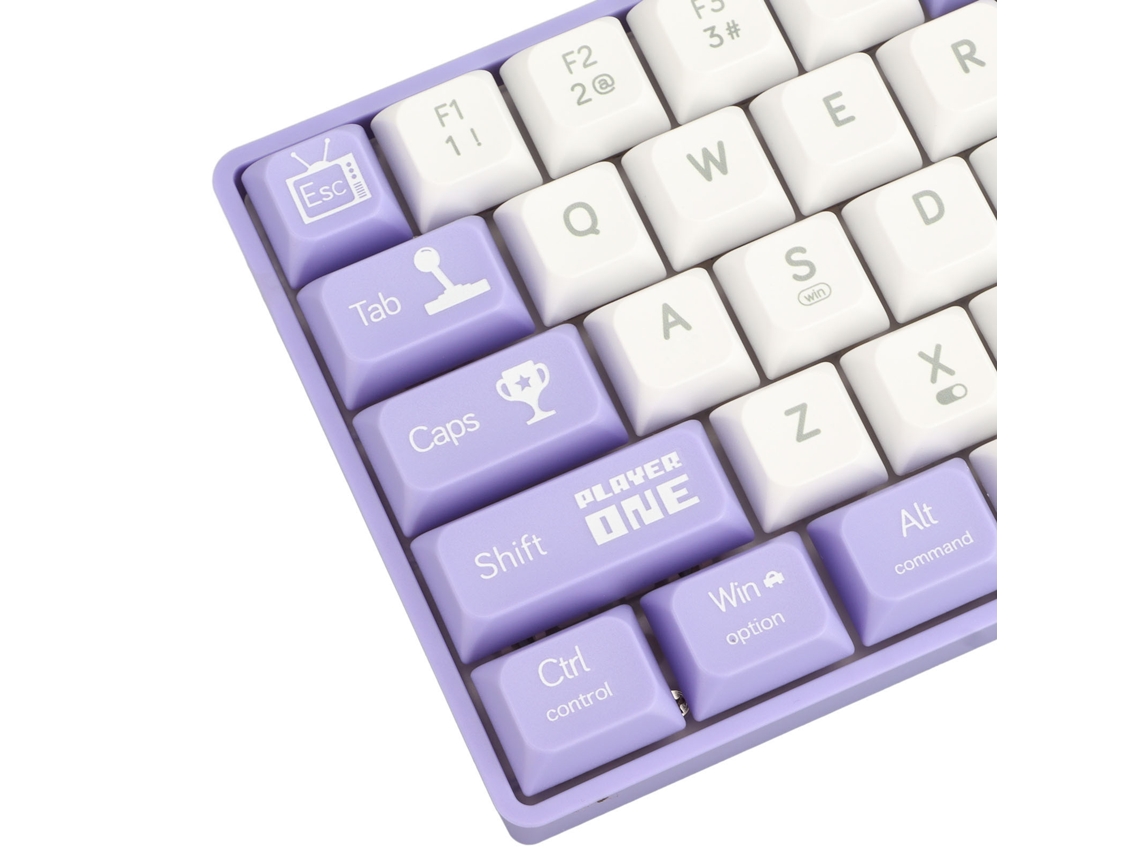 Teclado Mecânico Gamer Com Fio De 68 Teclas