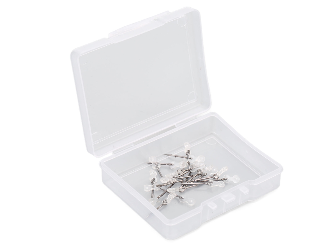 Mali 20pcs Agulhas de Isca Flutuante Branca para Pesca de Carpa Acessórios de Pesca 15mm