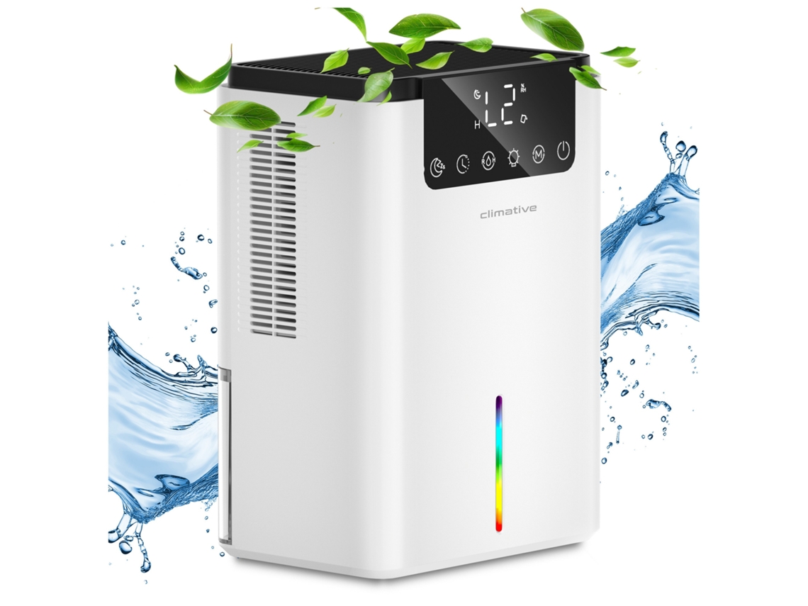 Desumidificador Zruxe Climative Luxe 70 Branco (lâmpada Uv, Display Led, 2.000 Ml, 25 M², Silencioso)