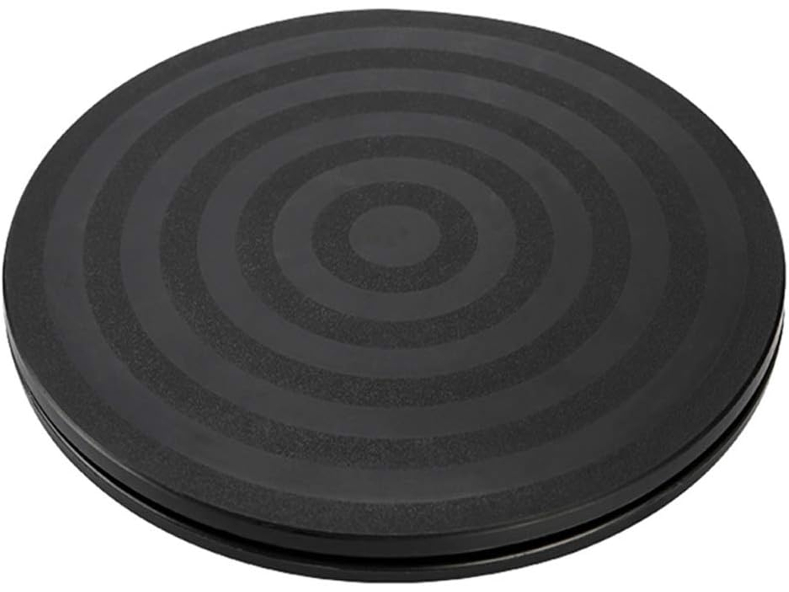 Plataforma Giratória Prática 20 Cm (8 Polegadas) Diâmetro, Em Argila Preta, Esculturas Bonsai, Com Rotação 360 Graus.