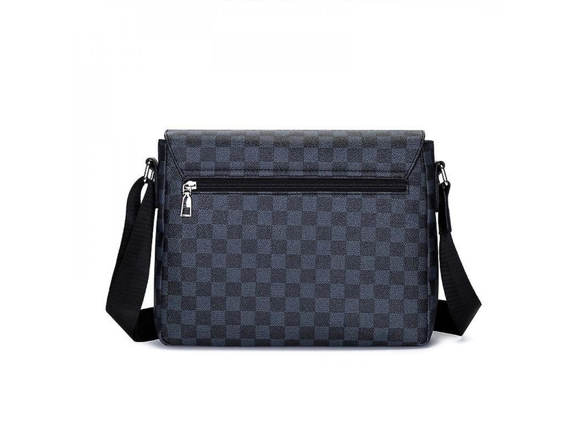 Mochila masculina estilo coreano xadrez multifuncional casual com alça de ombro resistente à água