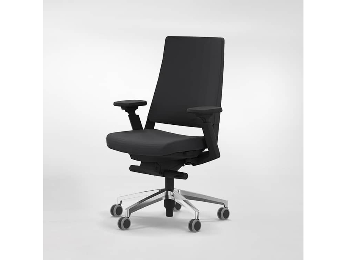Cadeira de Escritório Executiva Ergonómica FORMA 5 Kineo Pure Black Qualidade Superior