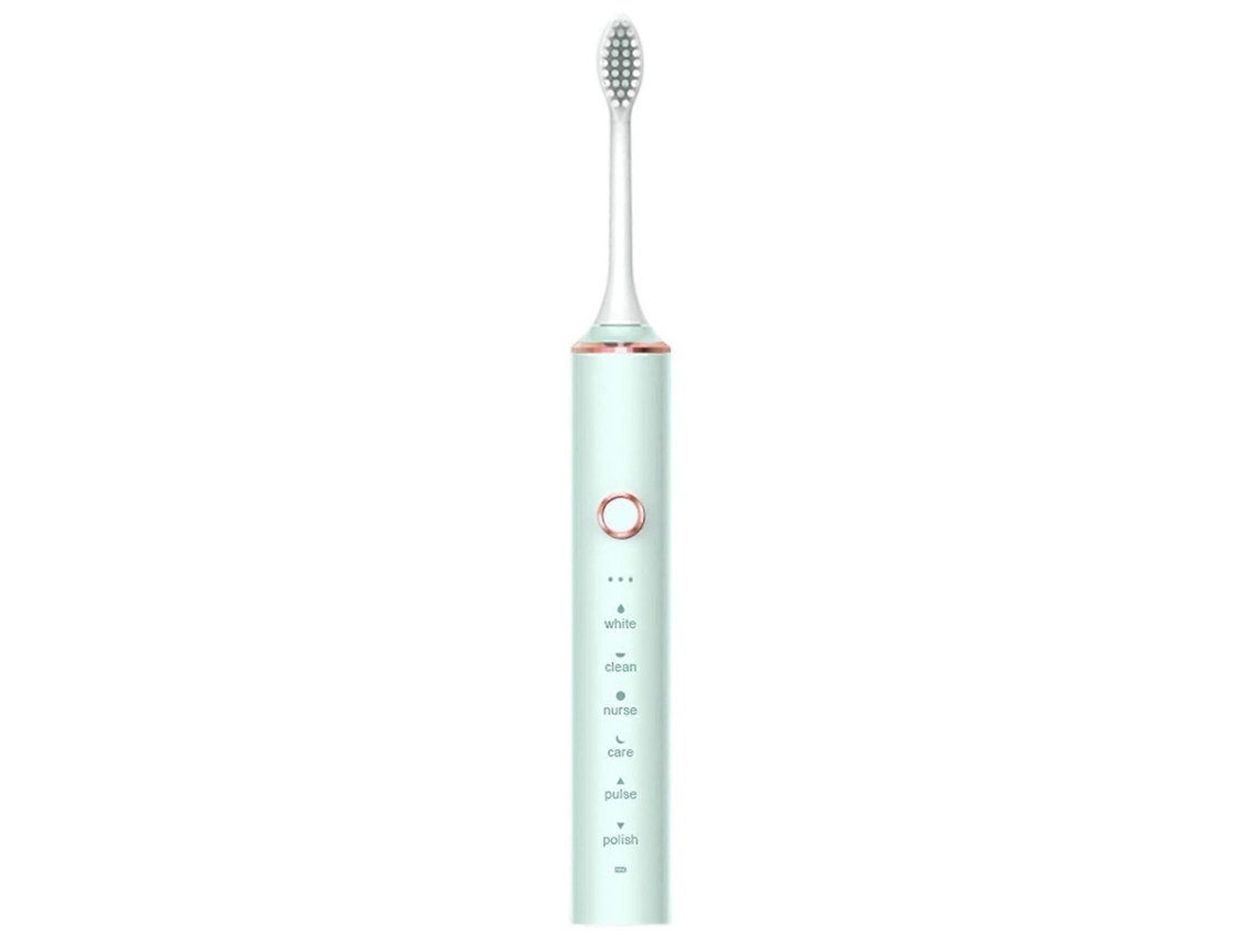 Escova De Dentes Elétrica Com 8 Cabeças De Escova, Estojo Para Escova De Dentes, 6 Modos De Limpeza, À Prova D'água Ipx7.