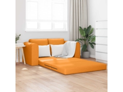Vidaxl Sofá-cama Amarelo Escuro 148 X 71 X 83 Cm Tecido