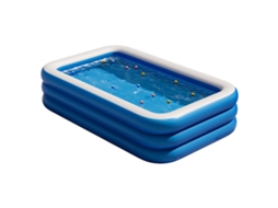 Piscina Inflável Bebê Pvc Grossa Plegável 2.1m 3 Camadas