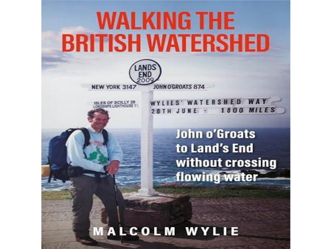 Livro Walking the British Watershed de Malcolm Wylie (Inglês)
