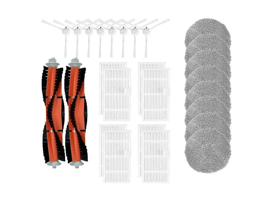 Peças De Reposição Para Aspirador De Pó Robô U200 / S60 / W2, Saco De Pó, Cabeça, Escova Lateral, Filtro Hepa, Pano De Esfregão Brilvibera