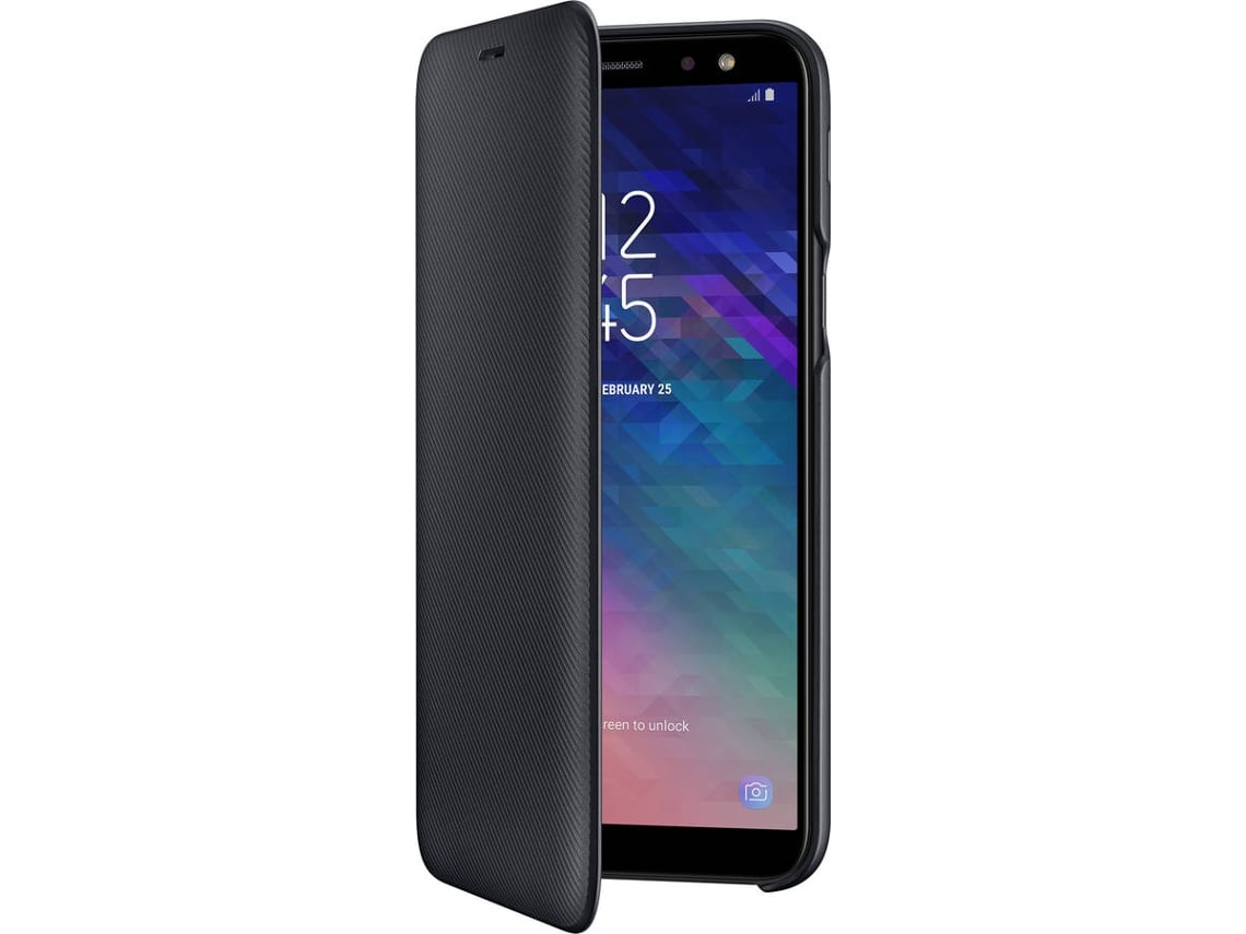 Capa SAMSUNG Galaxy A6 2018 Wallet Preto