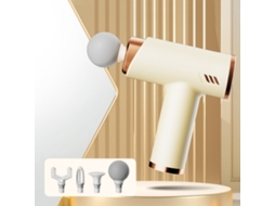 Pistola de Massagem MDUG Silenciosa, Inversor LCD (cáqui)
