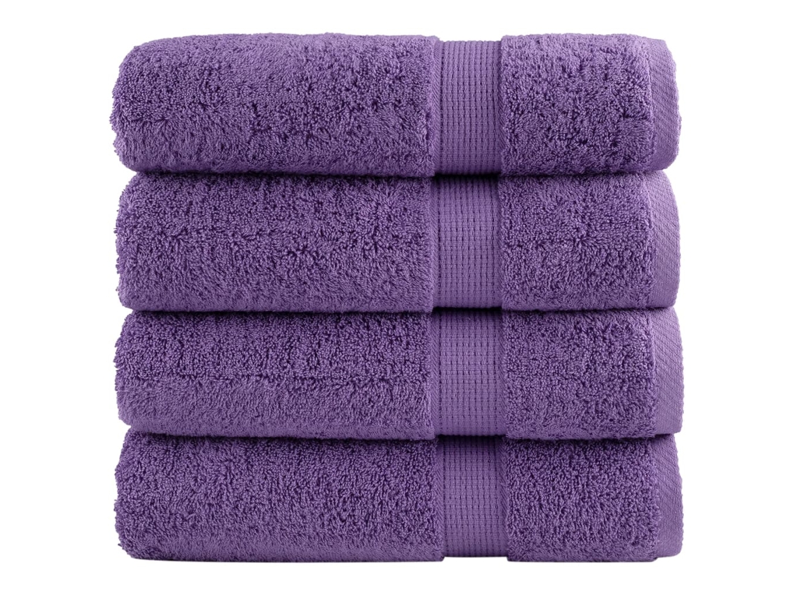 Shower Towel, Shower Towels Vidaxl Roxo Algodão (70 X 140 Cm)