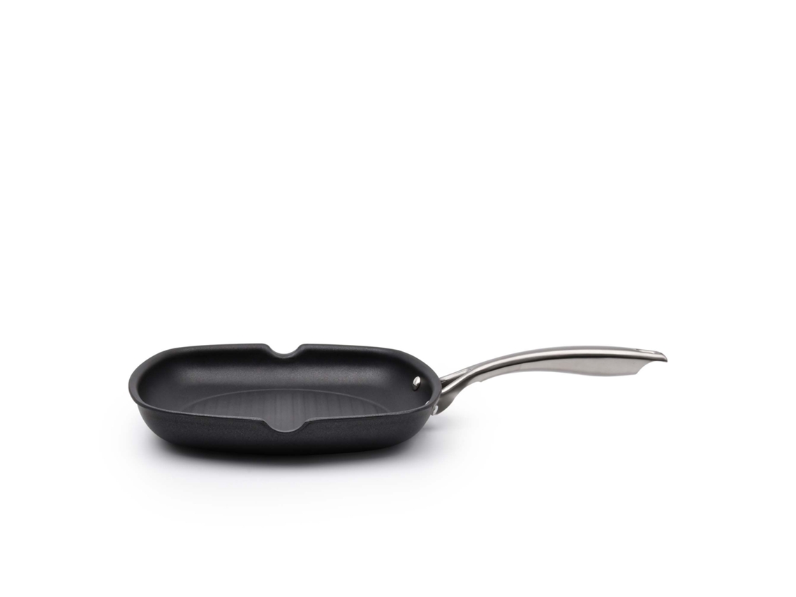 Grelhador Quad.Ondulado Ø26cm Platina Celar