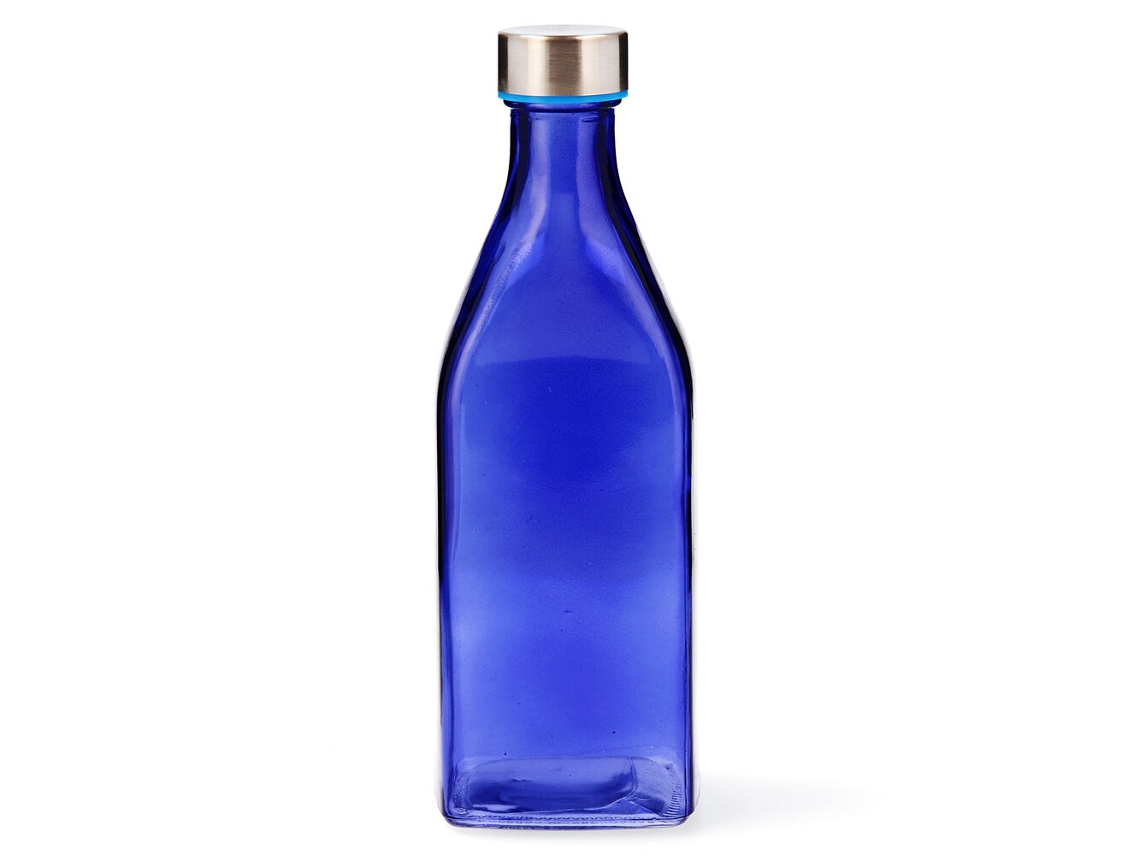 Garrafa QUID (1 L - Azul - Vidro)