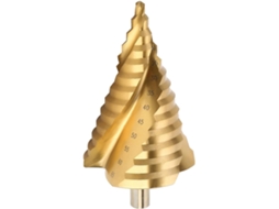 Broca Escalonada Hss Broca Cônica Espiral De 6 A 65 Mm Com Haste Triangular Para Ferramentas De Perfuração De Furos Em Metal Slowmoose