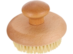 Escova Esfoliante Corporal Redonda, Escova Macia Para Pele Seca, Acessório De Banho Para Remover Células Mortas E