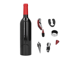 Kit Saca rolhas Vinho com Dador Tampão e Cortador de Papel