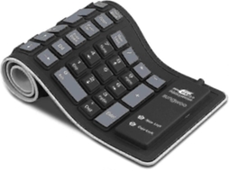 Teclado De Silicone Enrolável, Teclado Macio Totalmente Selado, Leve, Portátil, Teclado Com Fio Usb, Dobrável, À Prova Dágua E Flexível Ly Ebike