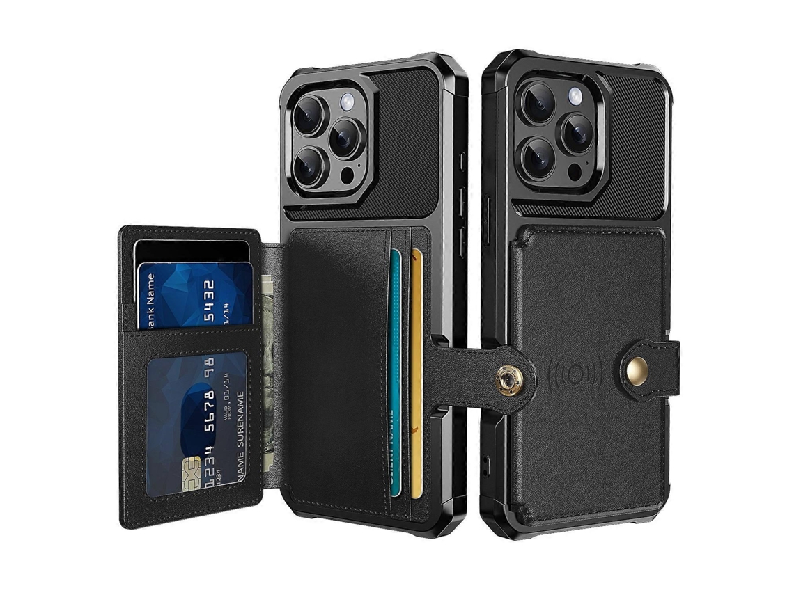 Bolsa Para Cartão Magnético, Capa De Couro Para Celular
