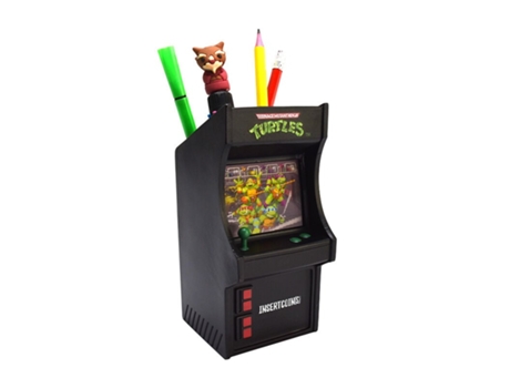 Pote De Canetas 3d Tmnt Arcade Machine 15 Cm Blue Sky