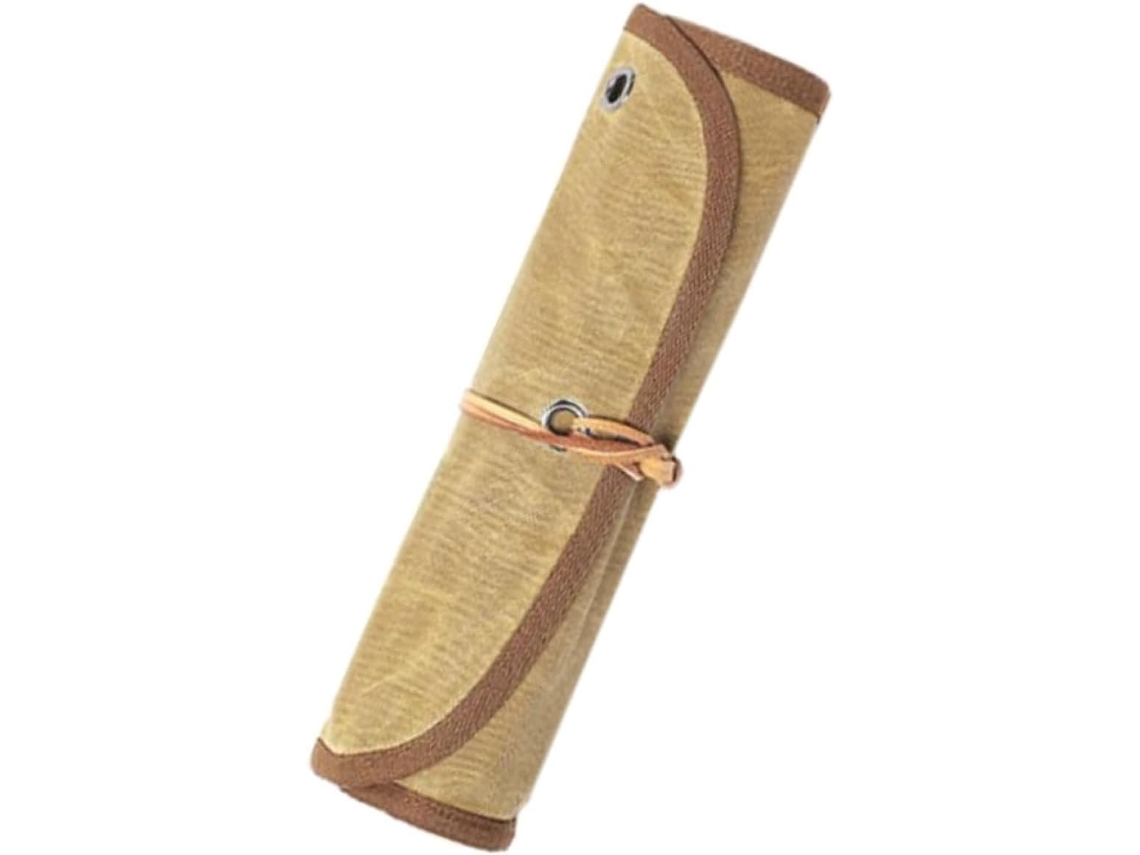 Bolsa para Talheres de Uso Externo, Estojo para Talheres de Piquenique com Vários Compartimentos, Feita de Lona, CHABERLU