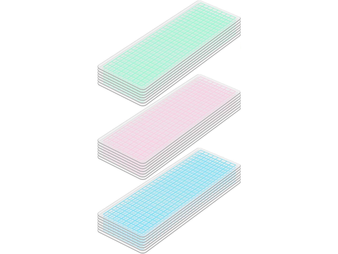 Quadro Organizador De Fita Adesiva Colorido, Feito De Pp Resistente, Ideal Para Uso Doméstico E Escolar, Com 45 Peças