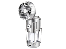 Lanterna De Acampamento Led Com Ventilador E Energia Solar Para Barraca Aquaforge