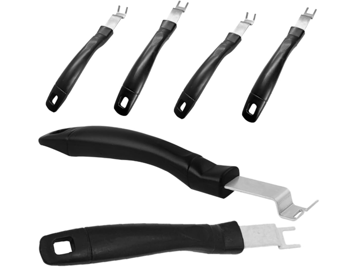 Conjunto De 6 Peças Pinças Para Churrasco Mipcase, Em Aço E Nylon Isolados Utensílios De Cozinha Práticos Resistentes Ao