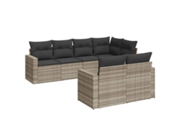 Garden Sofa Set, Garden Sofa Sets Vidaxl Cinzeto Rattan / Vime (n/a)