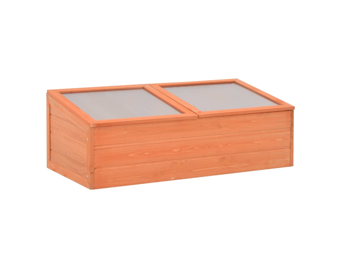 Greenhouse, Greenhouses Vidaxl Marrom Madeira (100 X 50 X 34 Cm)