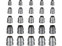 Conjunto De 25 Cunhas Redondas Ferro Para Martelo, Acessório Portátil E Fácil De Guardar Para Ferramentas Marcenaria